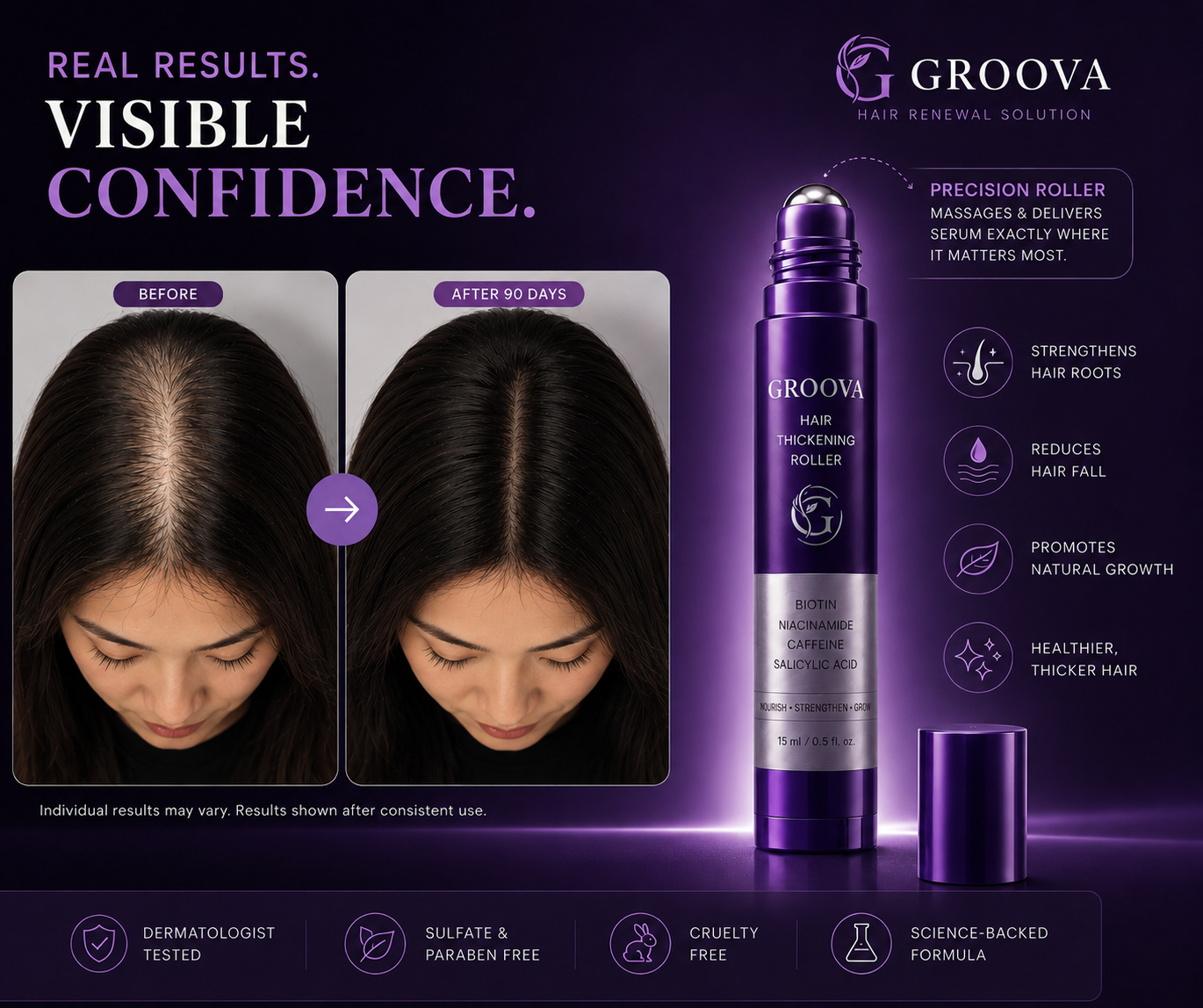 Groova™ Scalp Revitalizing & Hair Thickening Serum