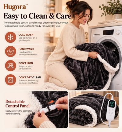 Hugora™ Heated Hoodie Blanket